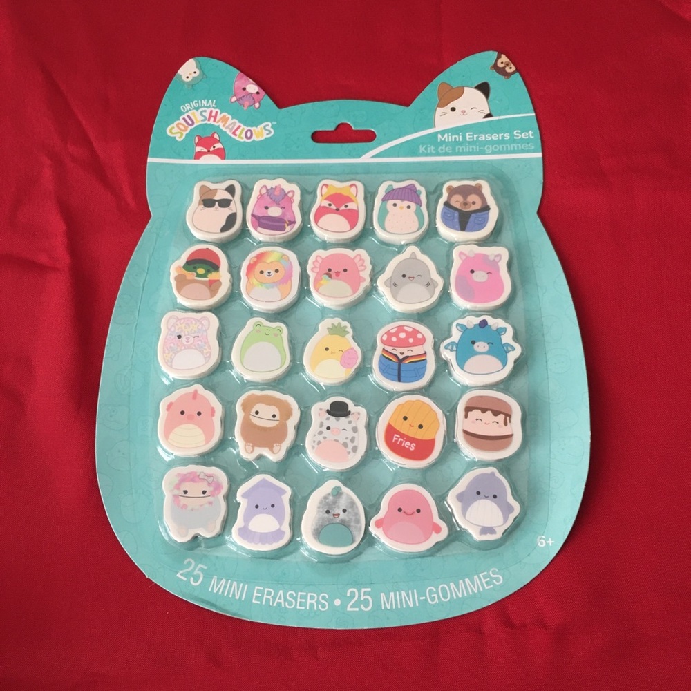 Squishmallows Mini Erasers Set